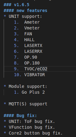 its_hard_2_name's tweet photo. UiFlow V1.6.5 is released!👏👏👏
New feature is coming! We also fixed some of the bugs you reported🥰! Thanks for your feedback, we will do our best! Download and try is now!😉
#UIFlow #M5Stack #Core2 #Core #Fire #Atom #StickC #StickCPlus https://t.co/rvsiu9Df3y