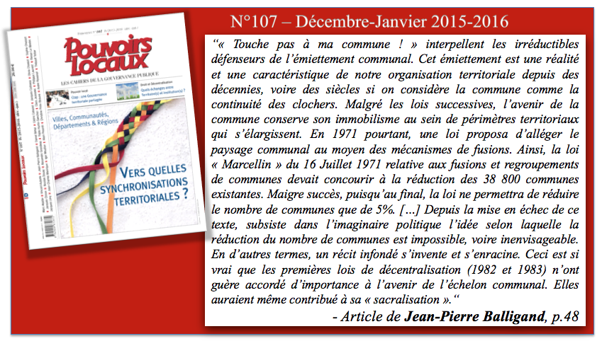 PouvoirsLocaux's tweet photo. ✒️#Extraitdelecture #PouvoirsLocaux n°107 – 2015-2016. Article de Jean-Pierre Balligand „De la commune au département, des tabous qui s‘effritent“
#rétrospective #Subsidiarité #Décentralisation #Proximité
📚→ La collection sur -> : https://t.co/iAITHxjamc
@Territoire_Gouv @l_amf https://t.co/INMN43IKcT