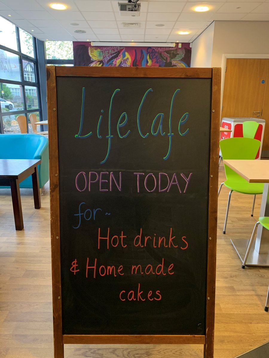 If you're looking for somewhere to treat your children this half term, why not pop in to the LifeCafe for a warm cup of hot chocolate and a delicious slice of cake!

#hotchocolate #delicious #halfterm #saletown
