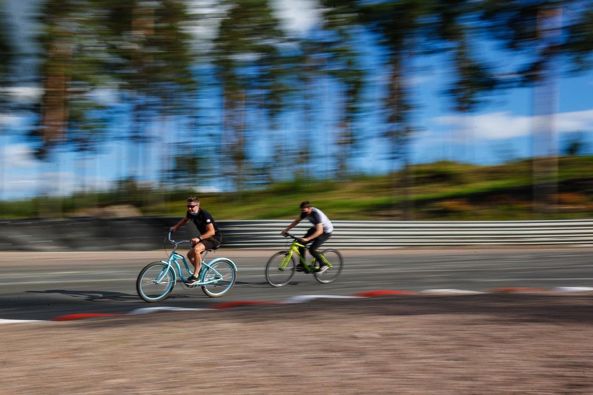It’s not just the driver!
The World RX team love their bikes too!