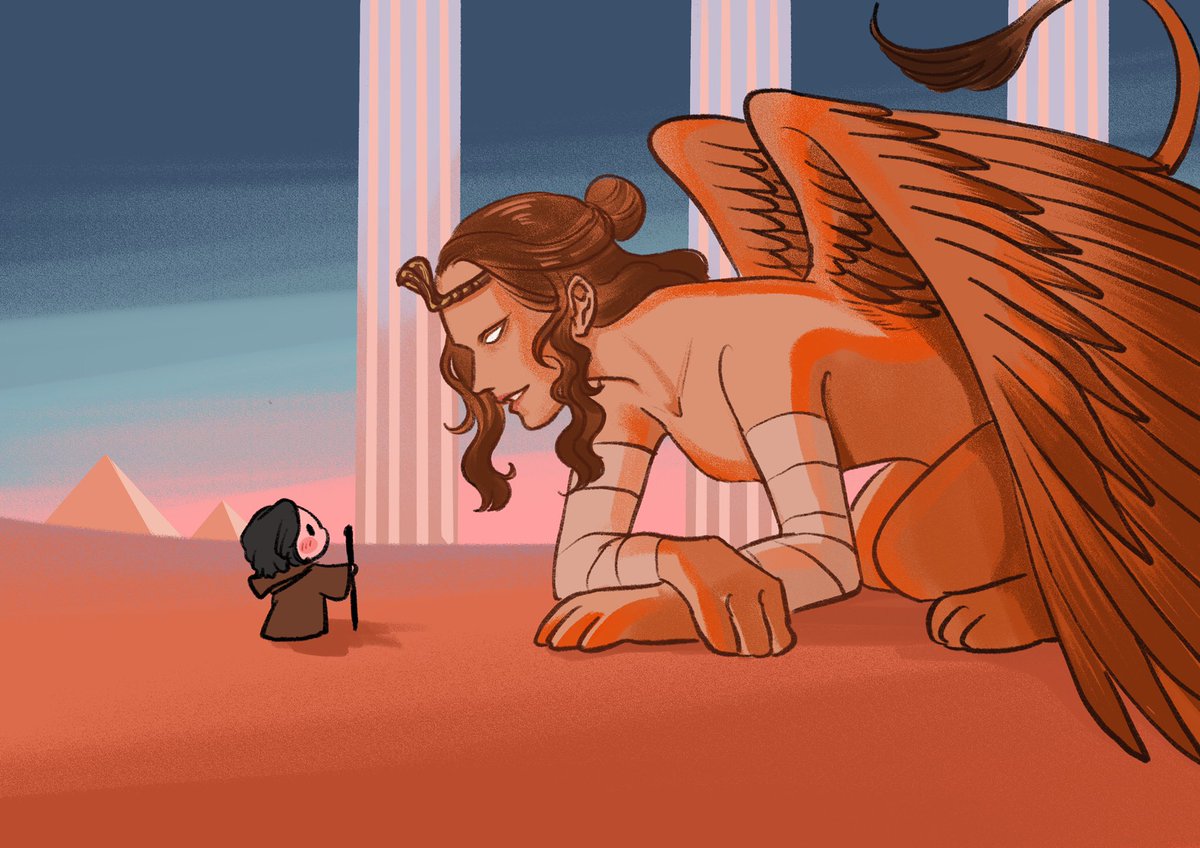 Reylo  #monstoberDay 18 - Sphinx