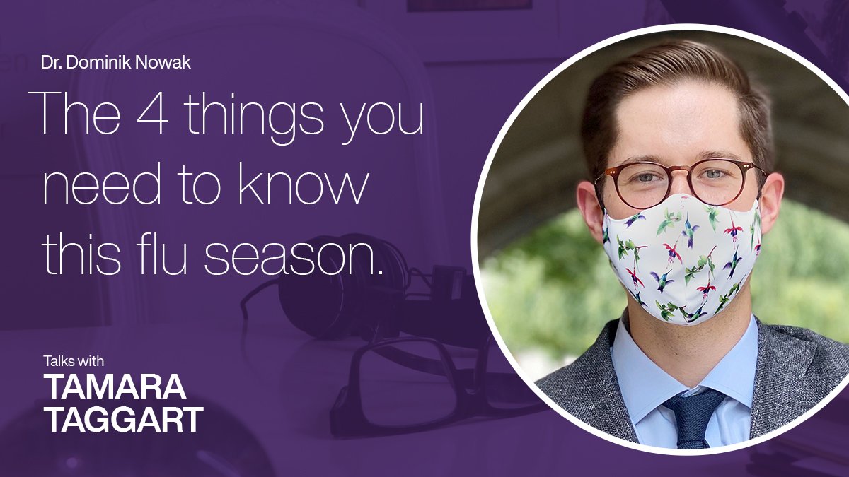 Are you feeling prepared for flu season, and another wave of #COVD-19? This week, Dr. Dominik Nowak was a guest on the #TELUSTalks podcast, and shared what we can all be doing to stay well, save lives, and reduce stress on our healthcare system. ow.ly/D2ds102dktN