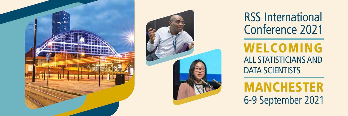 RoyalStatSoc's tweet photo. 📣 Would you like to present at next September's 
@RSSAnnualConf ? We've opened a call for proposals for invited topic sessions and professional development workshops. The deadline for proposals is 18 November 2020. More details: https://t.co/UdleFKW4wA https://t.co/OjPjv0h95I