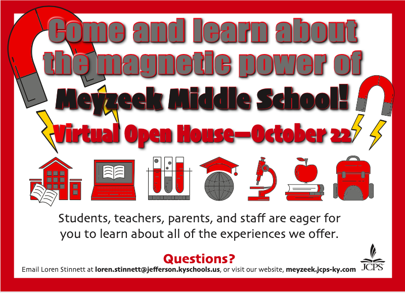 Check out all the magnetic power of Meyzeek! bit.ly/2HoRJVK Join us tonight at 6pm on Facebook for our LIVE event. @DRondageorge <a href="/JCPSKY/">JCPS</a>
