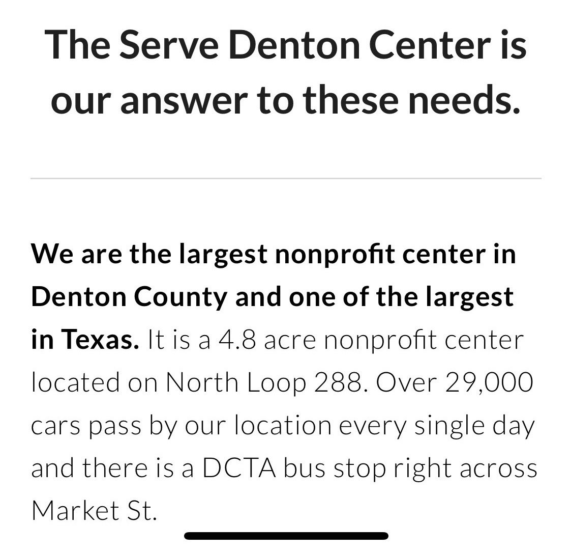 YMSL_Integrity's tweet photo. “The Serve Denton Center, our answer to these needs” @servedenton we @ymsl_integrity are getting excited to serve you with the Ultimate Gift! #hope #ymsl #connectingcommunitieswithhope https://t.co/6Muw6746IK