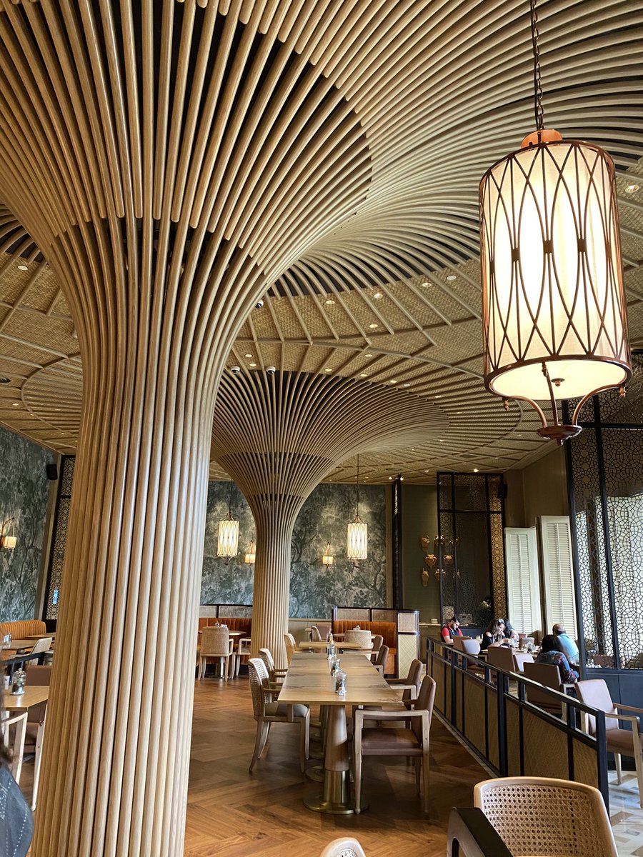 navikakumar's tweet photo. Lovely afternoon @TajMahalHotel #MachanRediscovered. New renovated but the same feeling of homecoming. Lovely Eco friendly decor with bamboo and straw. And of course signature friendly impeccable service. @RUBYSINGHAHUJA #PuneetChhatwal https://t.co/YzGRikbdm5