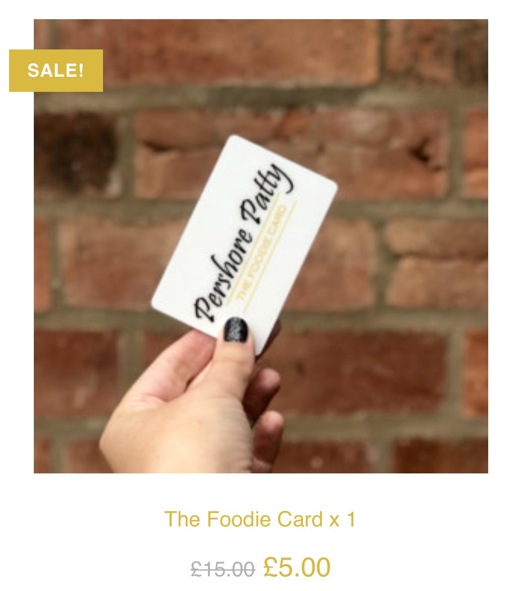 Only a few days left to grab The Foodie Card for an absolute steal!

Don’t mis out...grab yours now! 

👉 pershorepatty.com/shop/

*1 card per person is required
#WorcestershireHour