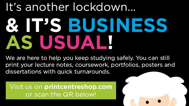 Print_Centre's tweet image. Our @cardiffstudents &amp;amp; city centre doors may be closed for 2 weeks but it's business as usual! Our online store is now open &amp;amp; full of printing  products to help you with all your studying needs! #shoplocal

Scan the QR code or click the link to shop now
printcentreshop.com
