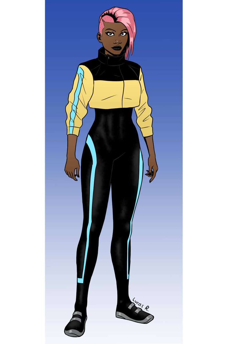 LucasRemoussin's tweet photo. "BATMAN BEYOND : MAX GIBSON"
After seeing the Future State images and some Cyberpunk 2077 ones, I've been thinking about Batman Beyond again, and came up with a Max Gibson redesign. Let me know what you think :).
#MaxGibson #MaxineGibson #BatmanBeyond #DCAU #DCcomics #Cyberpunk https://t.co/WgXRb7VwX8