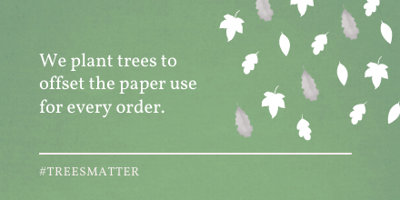 #TreesMatter We plant trees with every order to offset the paper use of each order, at no charge to the customer. 🍁 The paper footprint is calculated and automatically offset by #reforestation projects. 🍁 Learn more about our partnership to plant trees: bit.ly/2TcAoSq