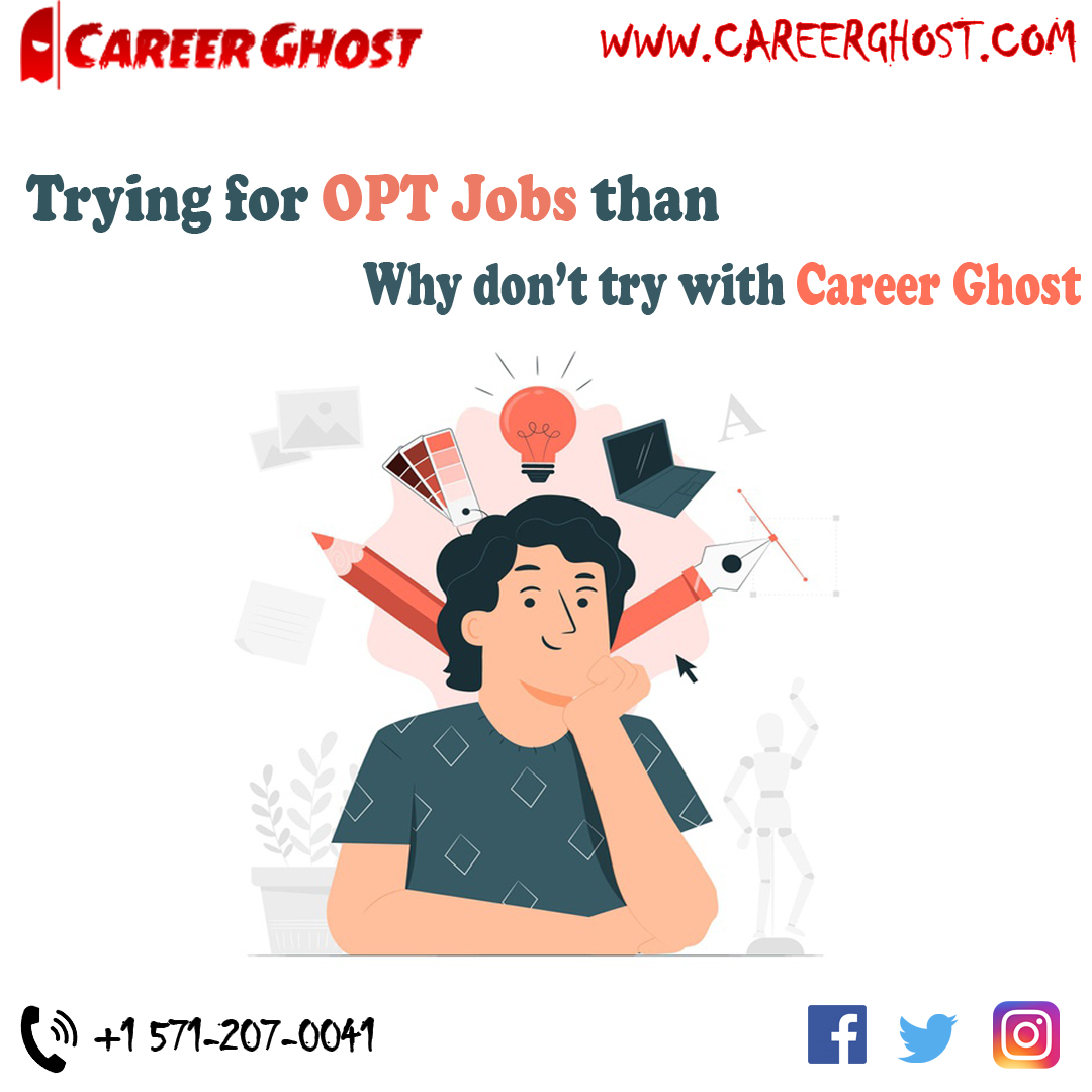careerghost.com/job-listing

Career Ghost provides OPT Jobs. If you are looking then why not look at Career Ghost. Visit Career Ghost and find you dream Job

#H1Bjobs #h1bsponsorship #steamjobs #MyOPTJobs #optwork #cptjobs #visasponsoredjobs