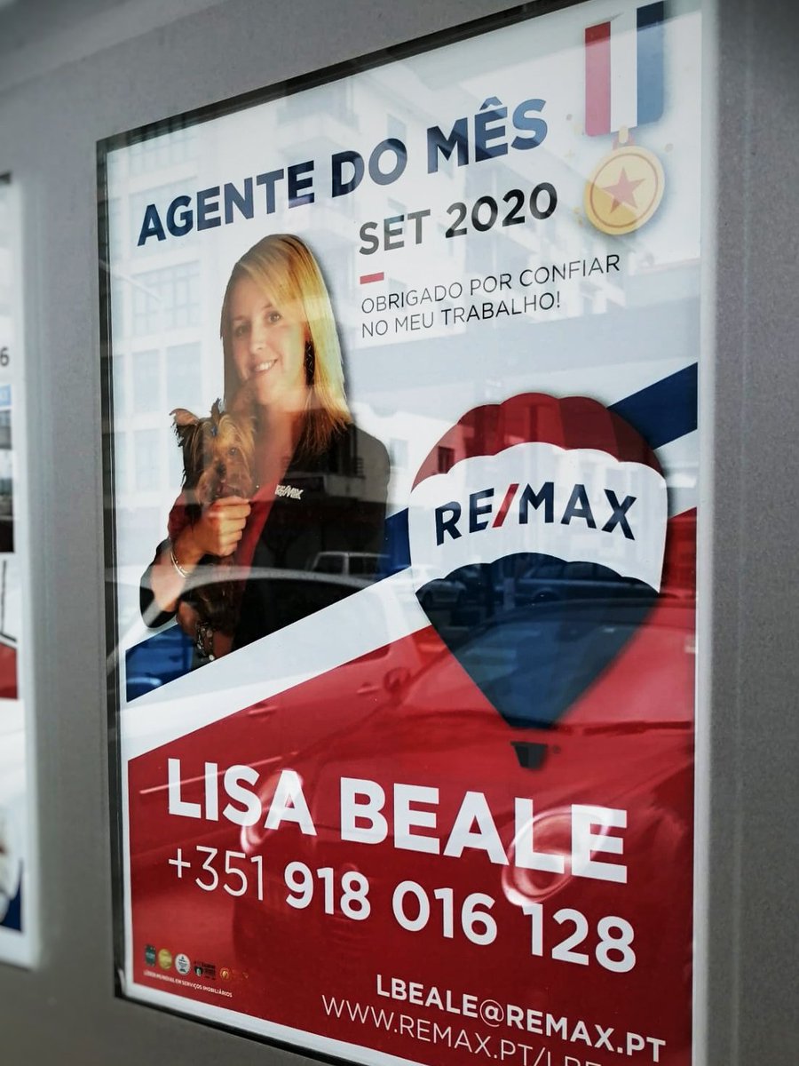 LisaBPortugal's tweet photo. Agent of the month !
🏡😁 https://t.co/cYHD2IFHk0
#realestateportugal #propertyfinder https://t.co/YkhPOJeEv4