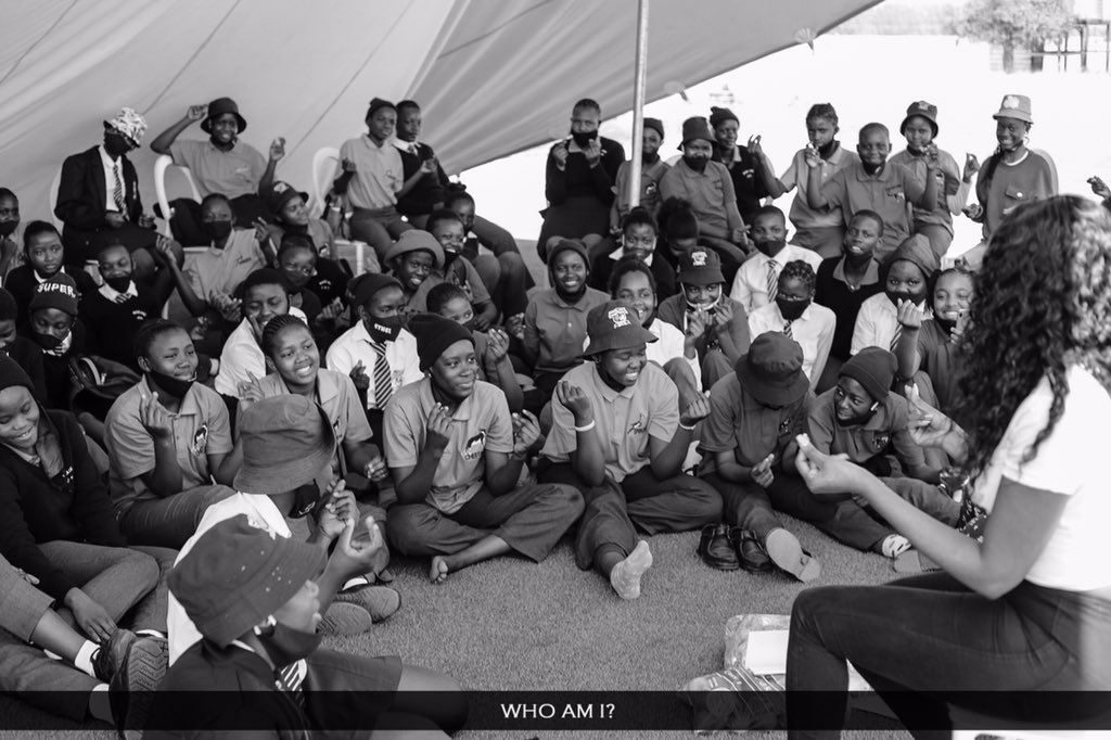 WhoAmIBW's tweet photo. Future Kids Of Tomorrow 

Day well spent with dream girls from Maikano JSS

A special shout out to Hope World Wide Botswana for inviting WHO AM I Founder 

Le Kamoso 🙏 https://t.co/RQhdfw7ccM