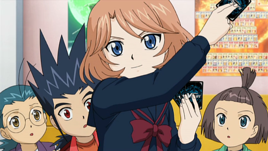 she likes cute cards but shes so much more GAR than aichi