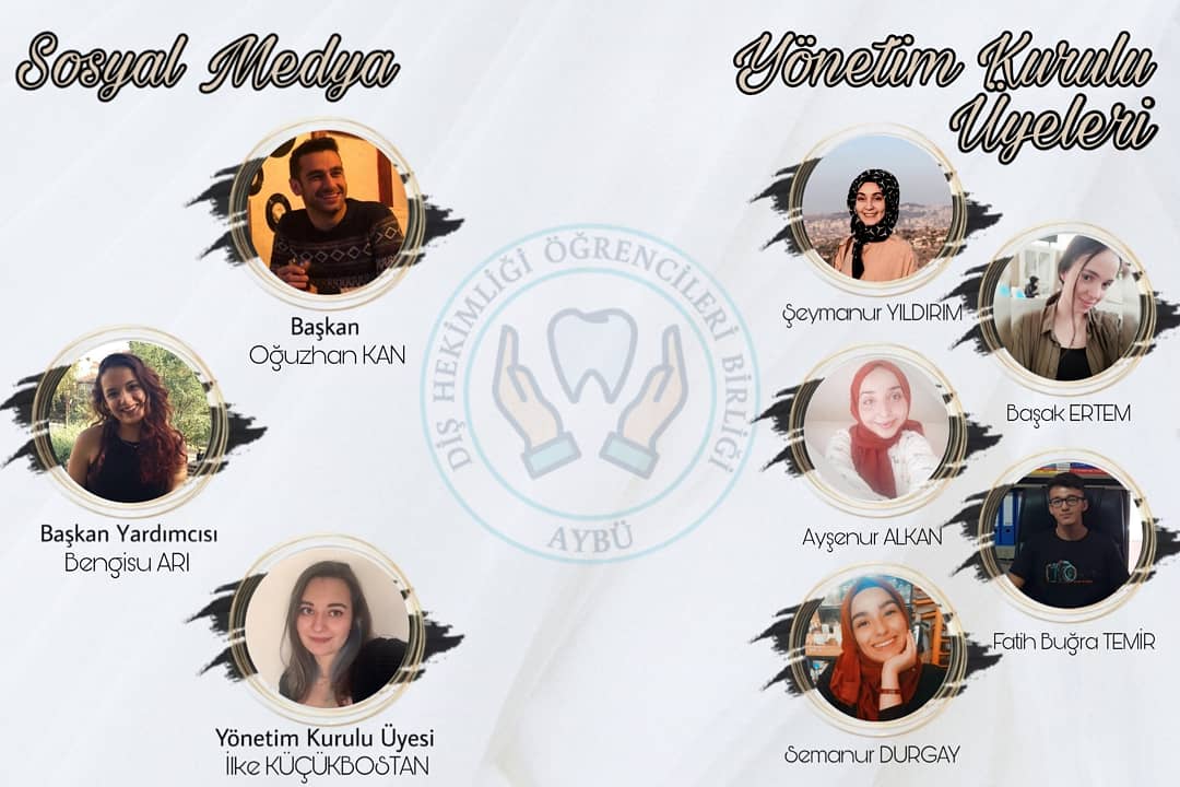 AYBÜ DHÖB 2020-2021 YÖNETİM KADROSU 🎉🎊