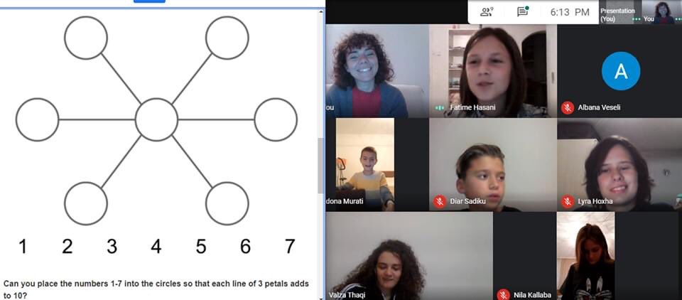Our mentors, inspiring &amp; motivating #kids to solve #math problems #online.📏