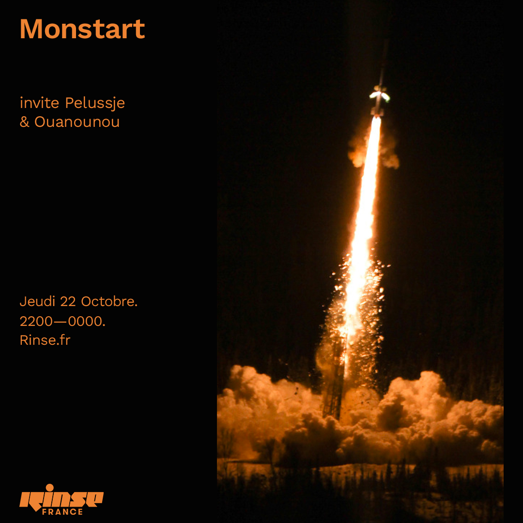 Il est 22h ! 

Tout de suite deux heures d'émission pour <a href="/MonstartCrew/">Monstart</a> invite <a href="/PELUSSJE/">Lords Of Nothing</a> &amp; <a href="/Ouanounou_/">OUANOUNOU</a> ! 

🎶
rinse.fr/?s=Monstart

#verrouillé 🔒 rinse.fr/player