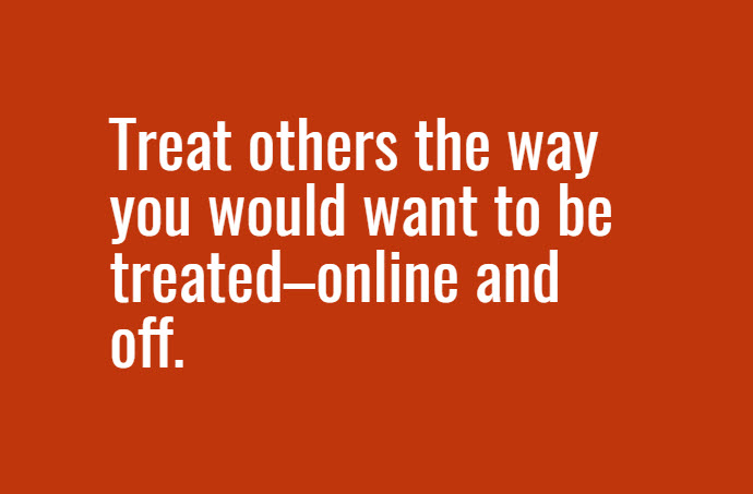 Wise words for #DigitalCitizenshipWeek and beyond. #choosekindness #fcpsdigcit