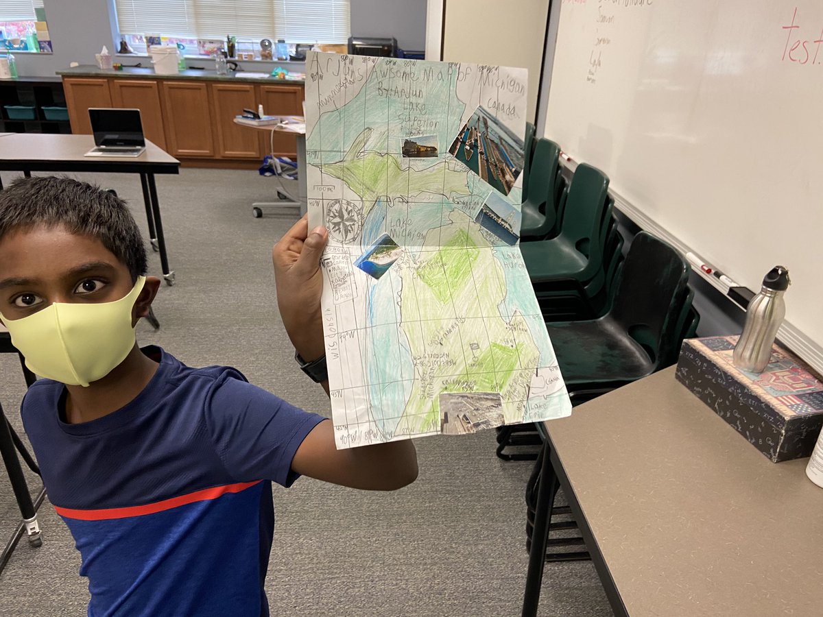 MrPeetsTweets's tweet photo. Finishing up our mapping unit. Awesome final products from our students! #smslearn https://t.co/mfJg3ZvYhl