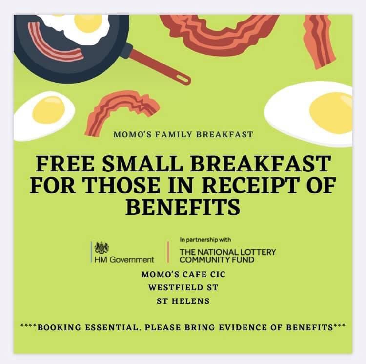 KateGroucutt's tweet photo. I wish it wasn’t needed, but how great are these businesses in St Helens &amp; Newton for offering free food during half term, even though they are facing tough times themselves? A lovely gesture and I hope some families in need take up the offer #endholidayhunger #Endchildpoverty https://t.co/B97klHKEqy