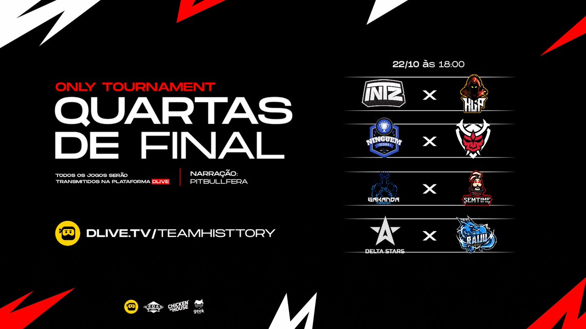 OnLyTournament_'s tweet photo. Hoje teremos mais uma demonstração de gala com os incríveis jogos de nossas Quartas de Finais, independente de quem passe hoje, todos vocês saem da competição de cabeça erguida e com mentalidade de trabalho feito

📺┊https://t.co/l2fu4WTePS 

#OnLyTournament #OnLyDlive https://t.co/46o1X0KZD4