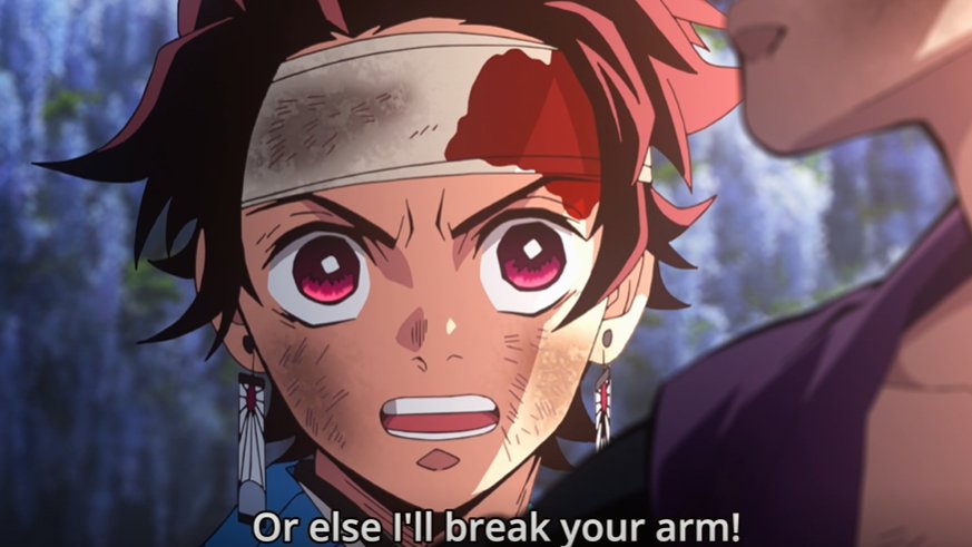 tanjiro not allowing mfers to hurt girls we stan a woke king who supports women's rights!