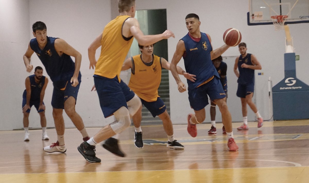 BaseCBGC's tweet photo. 🏀 El #LEBPlata sigue preparando la visita a Albacete de este domingo en la tercera jornada de liga.

📆 Domingo 25
🆚 @AlbaceteBasket
📍 Pabellón del Parque Manuel Collado
⌚ 11:00h
📺 Canal FEB: https://t.co/lqGmTx6YzW
✊ #VAMOSGRANCA https://t.co/6QwfP6clrk