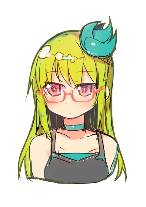 キミドリさんのお顔アップです 