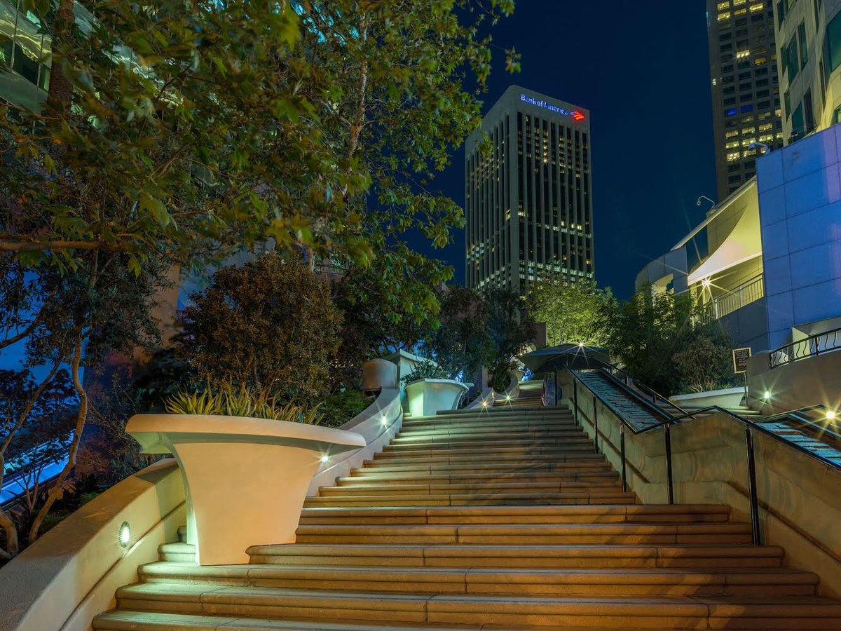 QCP_Corp's tweet photo. Throwing back this Thursday to the Bunker Hill Steps in #LosAngeles at the U.S. Bank Tower. A big project with #BIGPLANTERS designed by @swagroup.
#az_asla #socalasla #washingtonasla #landscapearchitecture #asla #landscapedesign #qcp #landscapelovers #sanfrancisco https://t.co/VwWRILpQbA