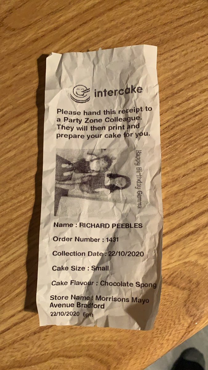 Horrendous customer service at Morrisons Mayo Avenue, trying to get a photo cake and just got fobbed off by their suppose to be customer service team leader #morrisons #nevershoppingtheiragain #intercake #leftwithoutacake