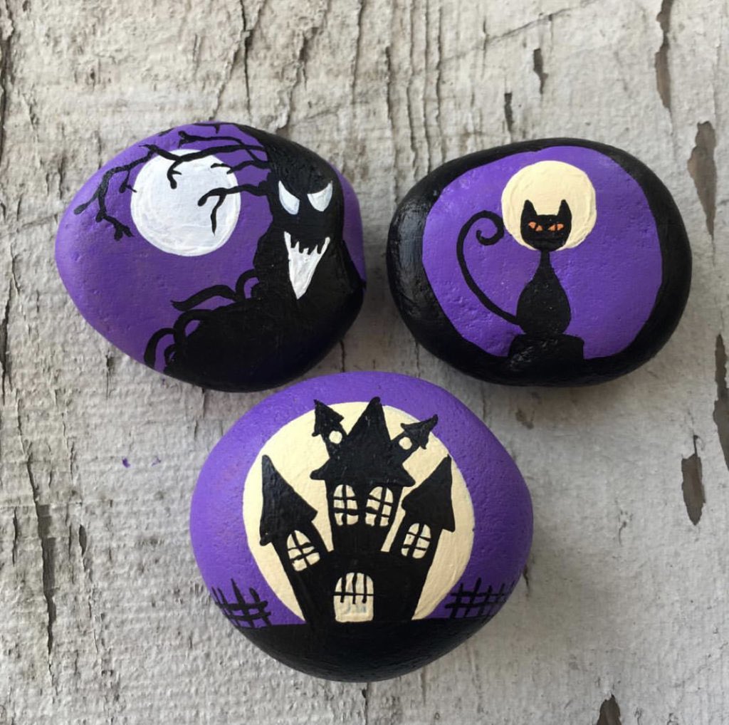 NGPFriends's tweet photo. Who’s painting Halloween rocks this weekend? Bring them to hide at #NorrisGreen park on Monday and you may just find some others 👻🎃😈🦇🕷👺 Get painting everyone! #FoNGP #LiverpoolRocks https://t.co/ZGfsbWVXFl