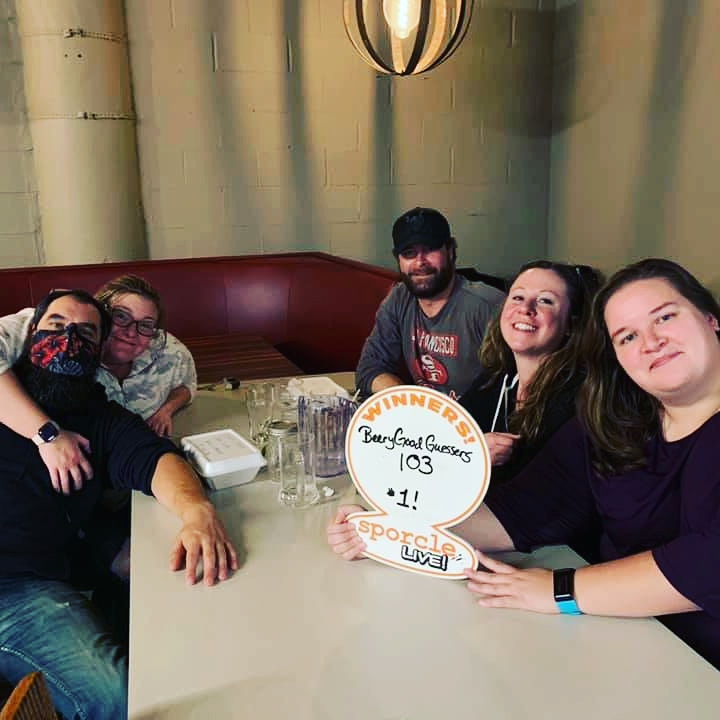 THURSDAYS AT CANAL PLACE!
Sporcle Live Trivia at 7pm and 8pm. Last week we had 18 teams in Game 1 and 17 teams in Game 2.  
*Shown is last week's winners, 'Beery Good Guessers' with 103 pts

HAPPY HOUR is from 3pm-6pm with $1 off all drafts and flights.