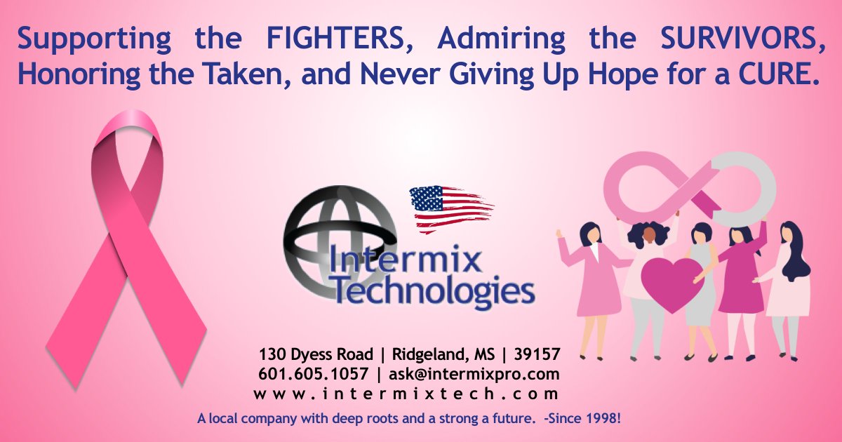 Intermix_Tech's tweet image. Fight Like a Girl! Read more about how you can donate to help! fightlikeagirlclub.com
Call us for all your security and technology needs! 601.605.1057
.
.
.
.
.
#fightlikeagirl #BreastCancerAwarenessMonth2020 #intermixkeepsyousafe #intermixtech #WeGotYou