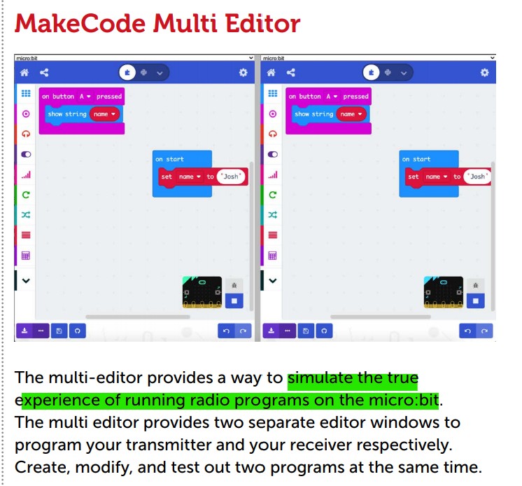 barb_seaton's tweet image. Whattt! finally have the time to read my @micro_mag and luving the Multi Editor @MSMakeCode Can't wait to share with my #CodingChange friends!