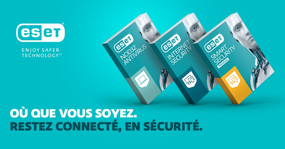 ESET_France's tweet image. #ESET dévoile enfin sa nouvelle gamme de solutions de sécurité pour particuliers et TPE! Découvrez les nouvelles versions multiplateformes avec toujours plus de protection contre les cybermenaces. ow.ly/iMgo30rglOy #SmartSecurityPremium #ESETInternetSecurity #NOD32Antivirus