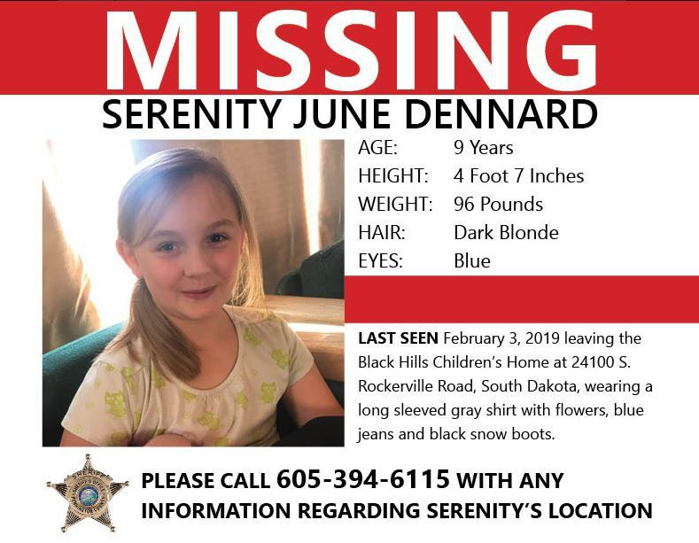 STARING_KRYSTAL's tweet photo. #MISSING A little over a month ago the family of Serenity June Dennard hired a private investigator in assist in the investigation into the missing 9 year old. #MissingPerson #SerenityDennard #ColdCase #Rockerville #PenningtonCounty #SouthDakota #RETWEET https://t.co/fNe72rrzbt