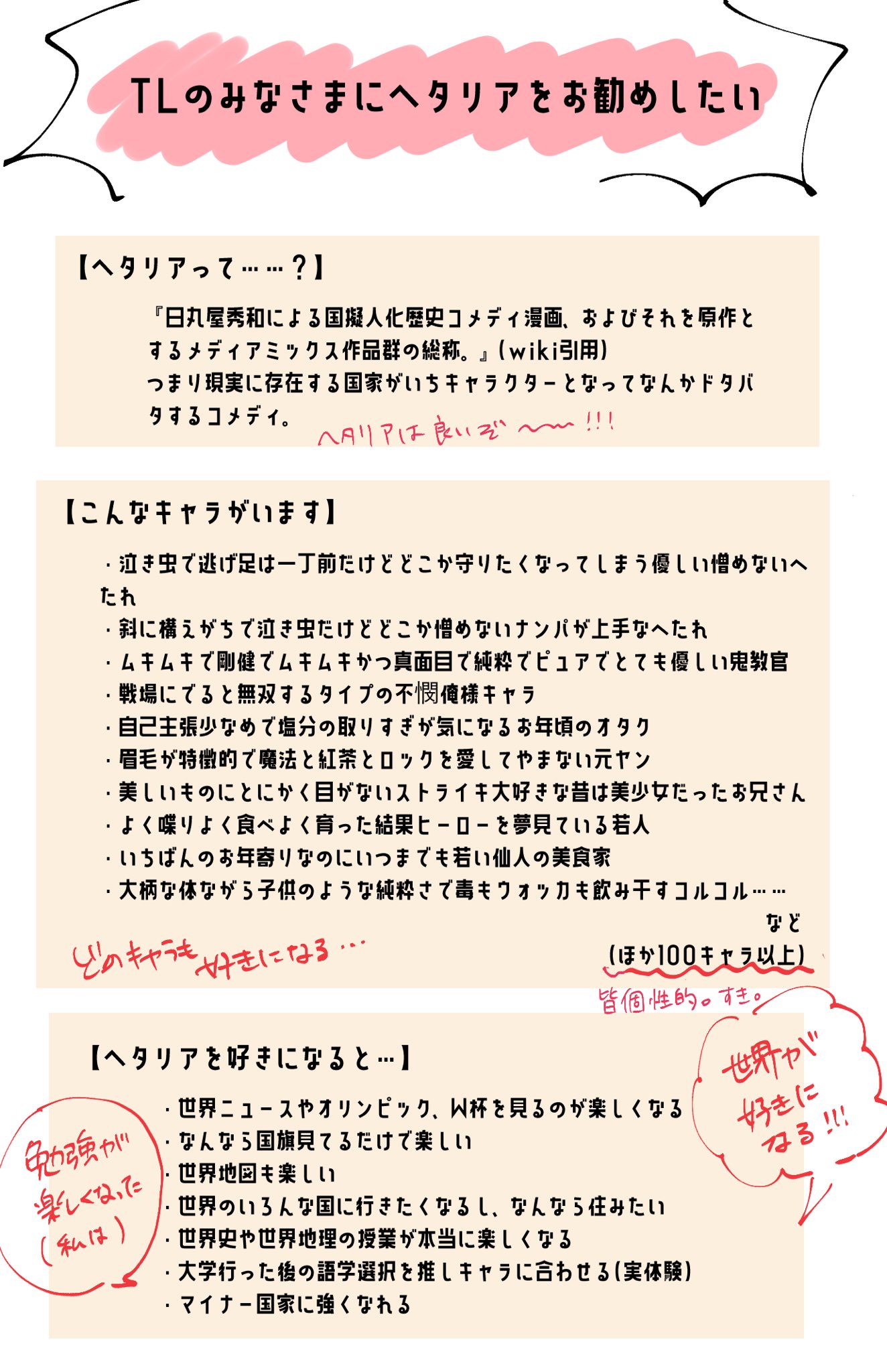 Twitter 上的 みの 旬ジャンルこと私の人生で永遠に覇権のヘタリアを布教するものを作りました 冗談抜きで人生が豊かになるので皆ハマって 画像は竹林よりお借りしています 竹林prototype T Co Kgfj9bumee T Co Pvj3df2ehf Twitter