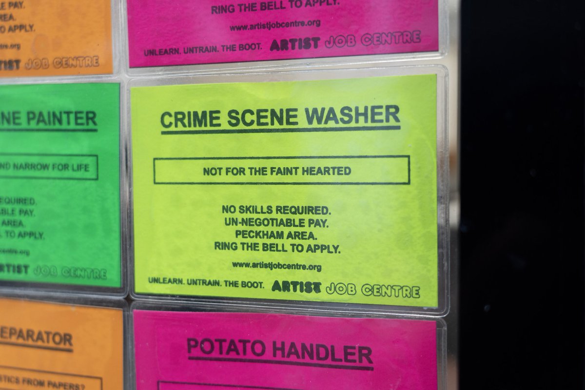 Artist Job Centre is open now I'm London - more info here: artistjobcentre.org
#artistjobcentre #SaveTheArtsUK