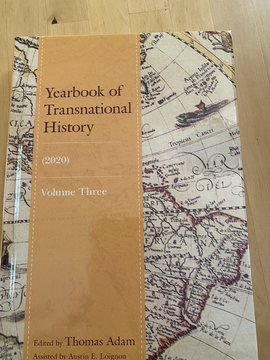 ProfThomasAdam's tweet image. Just received the 3rd volume of the Yearbook of Transnational History. This is the first volume out of my new academic home. @uarkfulbright @fdu_press @UArkansas @UrbanHistoryA