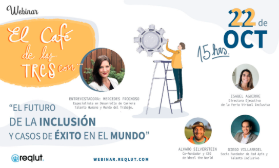 AHORA, ¡No te pierdas "El Café de las 3"!
45 minutos para conversar sobre “El Futuro de la Inclusión y casos de éxito en el mundo”.  Organizado por 
<a href="/reqlut/">Reqlut Chile</a> 👉youtube.com/watch?v=Fy2GlK…