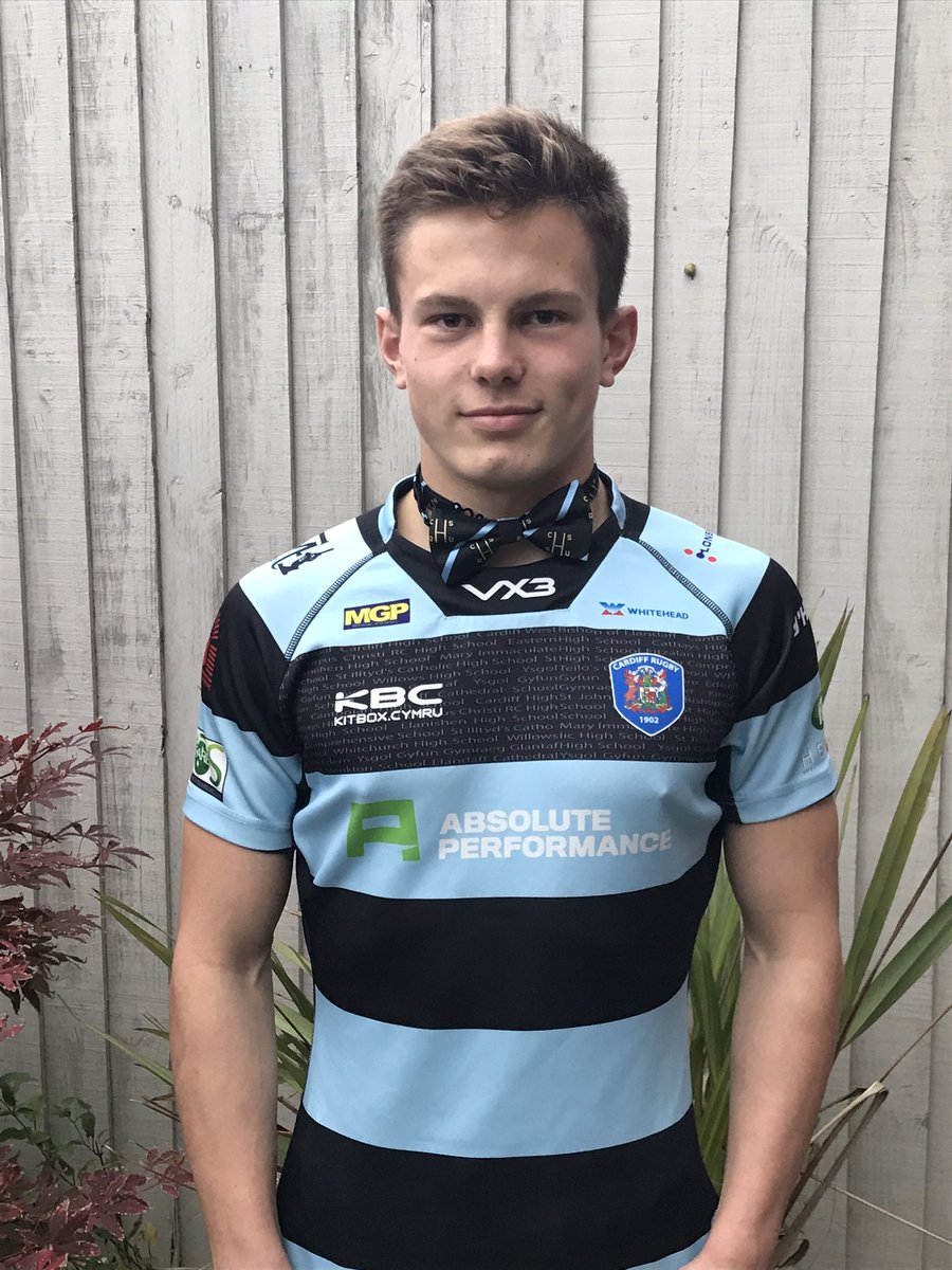 RygbiCaerdydd's tweet image. Cardiff A Team Award 4: Harrison Cooksey @YsgolPlasmawr @PlasAddGorff #💙🖤 #Llongyfarchiadau #Congratulations