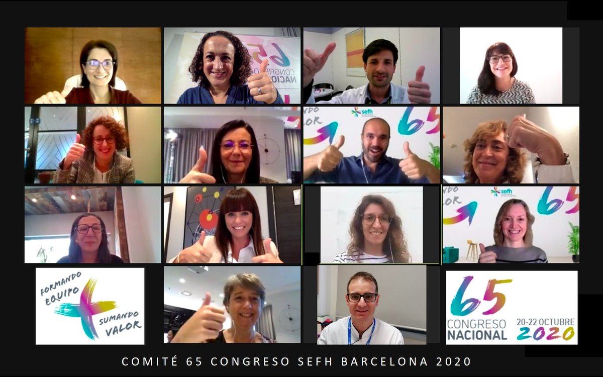 El @65congresosefh ha sido un reto organizativo sin precedentes para este comité pero jamás perdimos la ilusión ni las ganas en el proyecto y así de contentos estamos ahora con el resultado final 

¡Esperamos que vosotros también!

"Formando equipo, sumando 14 amigos"