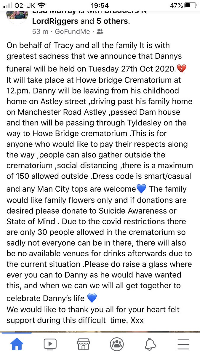 leighminersrl's tweet image. Danny Rigby Funeral Details Tuesday 27th October 💛🖤 #RIPDannyRigby