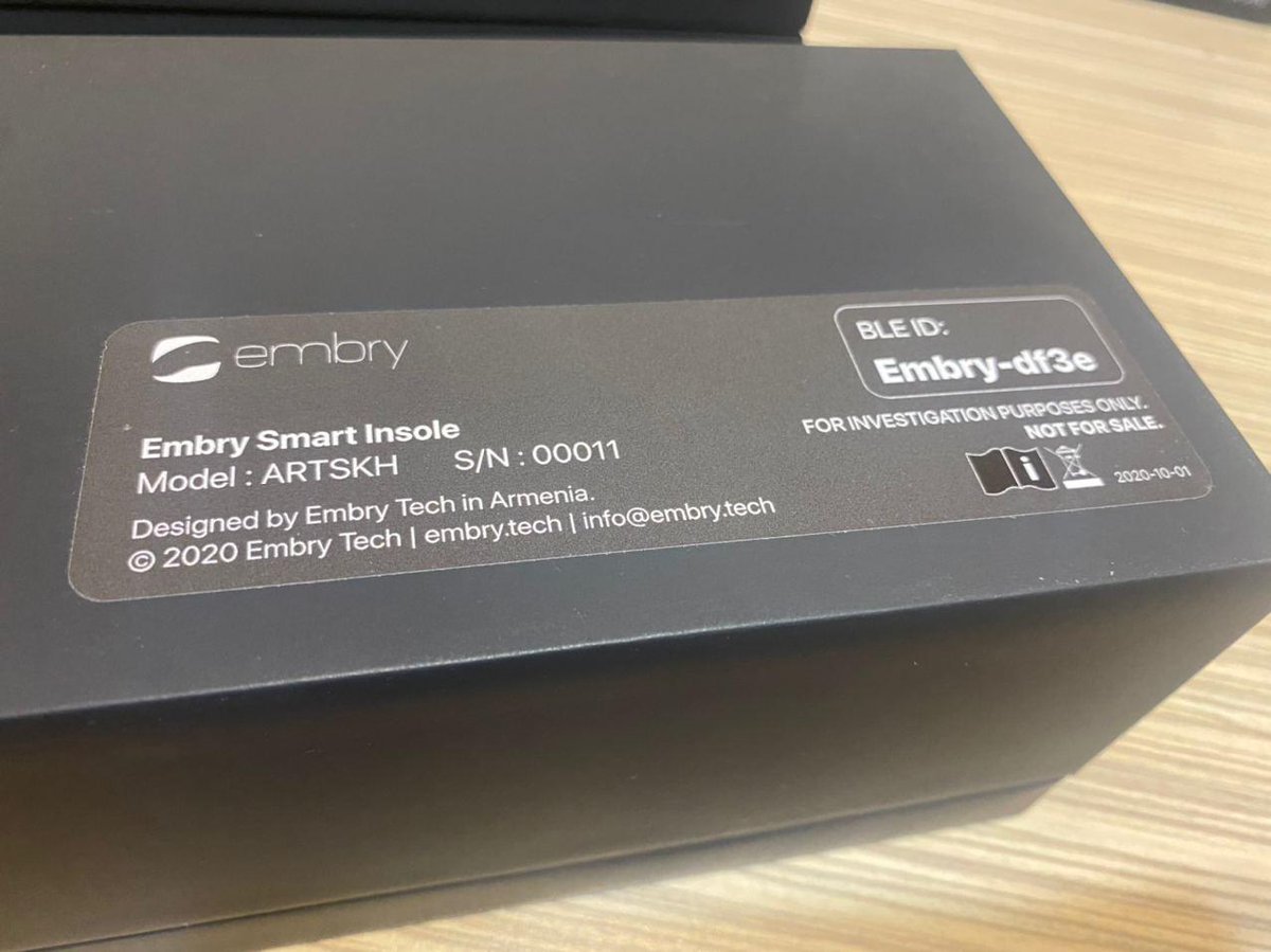 embry_tech's tweet image. This is the day that we’ve been waiting for so long to share with you!
The first official pairs of Embry are being delivered to their owners ✈️
The Embry insoles are designed and assembled in #Armenia 🇦🇲

#EmbryTech #EmbryTeam #DesignedInArmenia