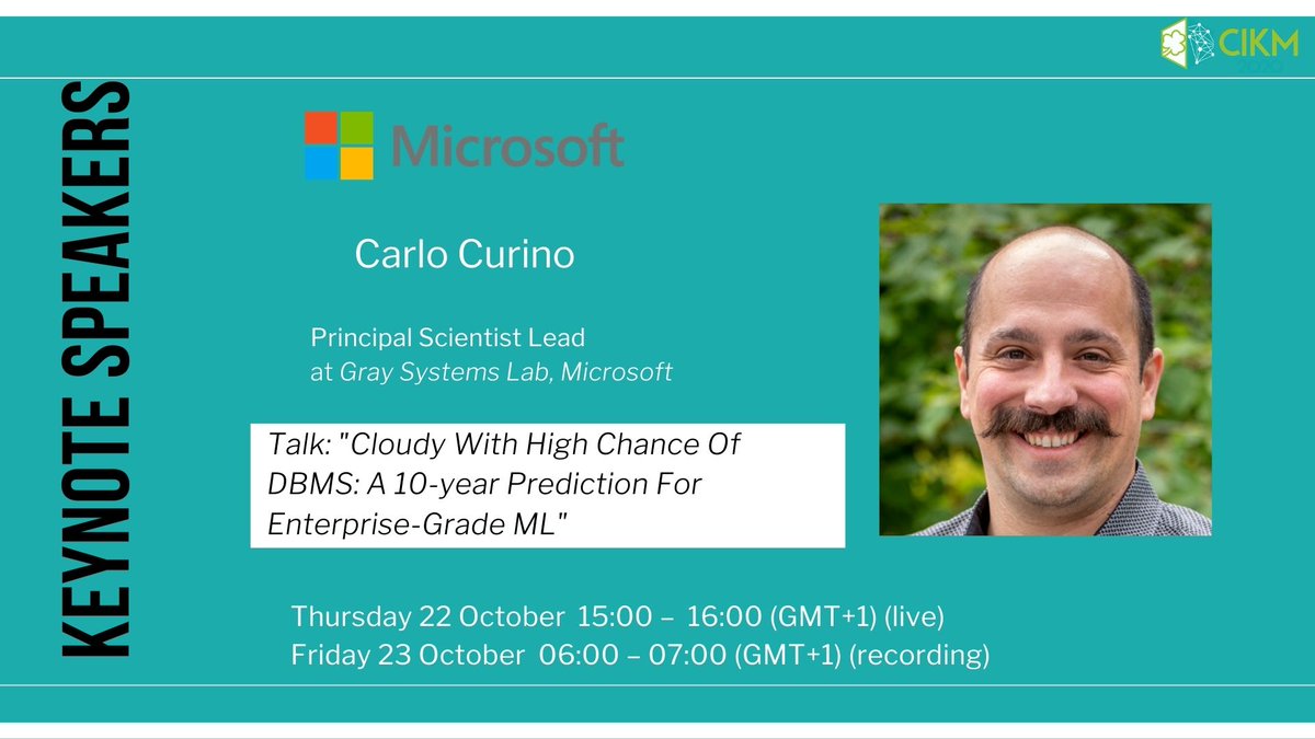 CIKM2020 tweet media