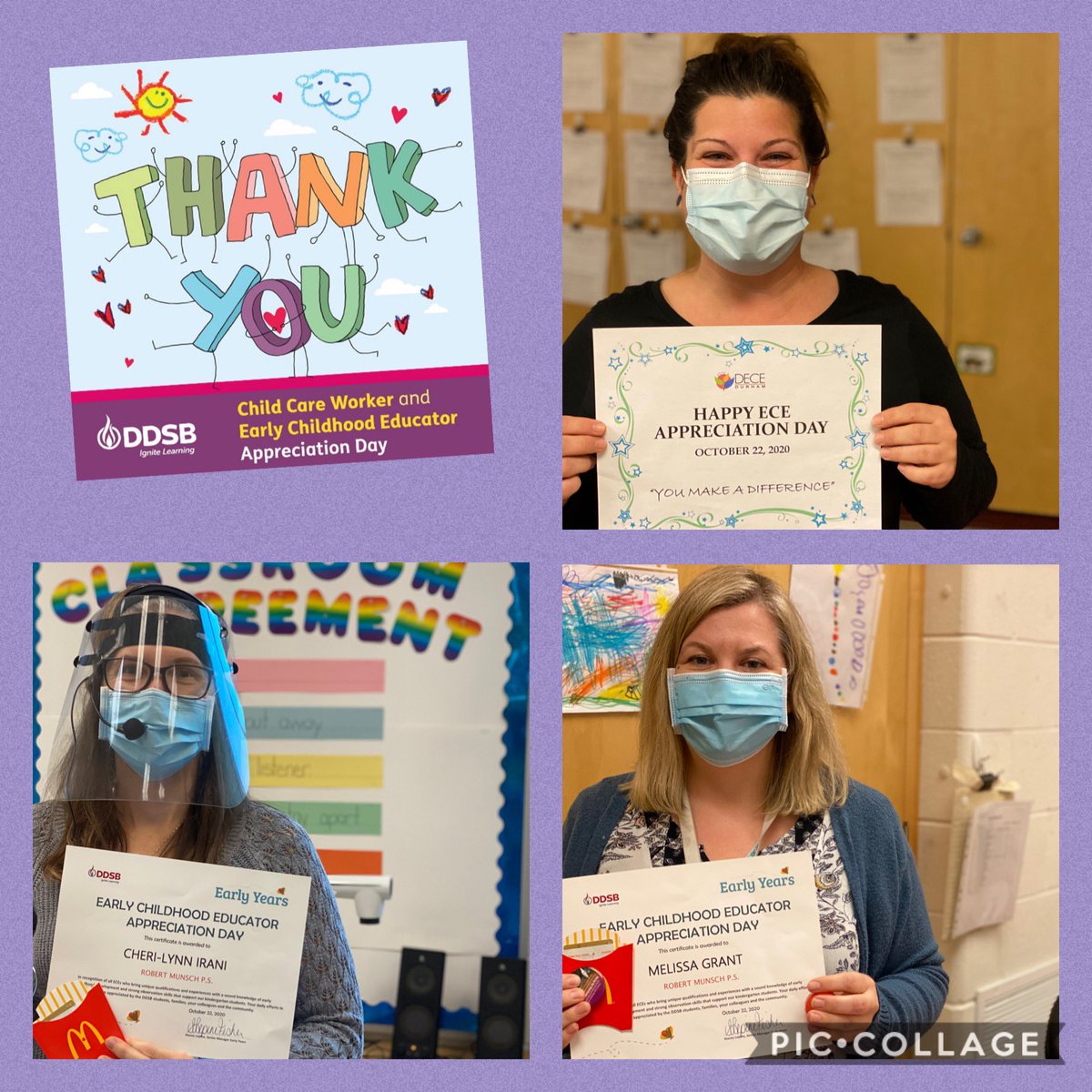 RMunsch's tweet photo. Happy ECE Appreciation Day to Ms. Gibson, Ms. Grant and Mrs. Irani! https://t.co/p4nLEmXFjK