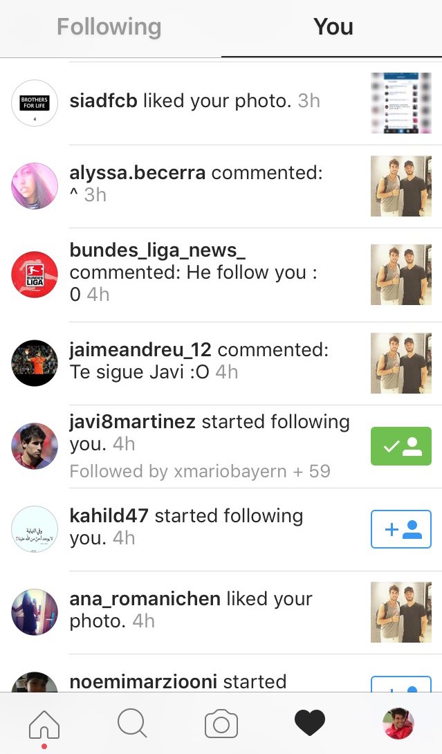 It all started in the beautiful say Javi started following my fanpage for him back in 2016... it was my first page for him before it was deleted a few years later and i lost a lot of memories there but thankfully i still have this screenshot... 