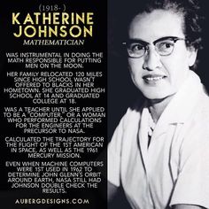 CoachDonelle's tweet photo. Did you know #katherinejohnson?

#blackscientist #blackmathematician #Hiddenfigures  
#blackhistorymonth 
#blackleaders 
#blackmen #blackmancan #blackwomen #blackwomenrock #blackpower #blackexcellence https://t.co/oc7pkupDqJ