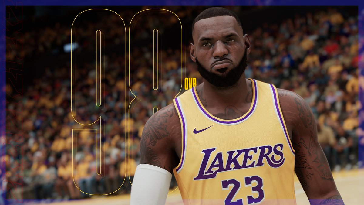 NBA 2K (@nba2k) on Twitter photo 👑 Still King 👑
The No. 1 ranked player in NBA 2K21 is <a href="/KingJames/">LeBron James</a> at 98 OVR
Agree? #2KRatings 👑 Still King 👑
The No. 1 ranked player in NBA 2K21 is <a href="/KingJames/">LeBron James</a> at 98 OVR
Agree? #2KRatings