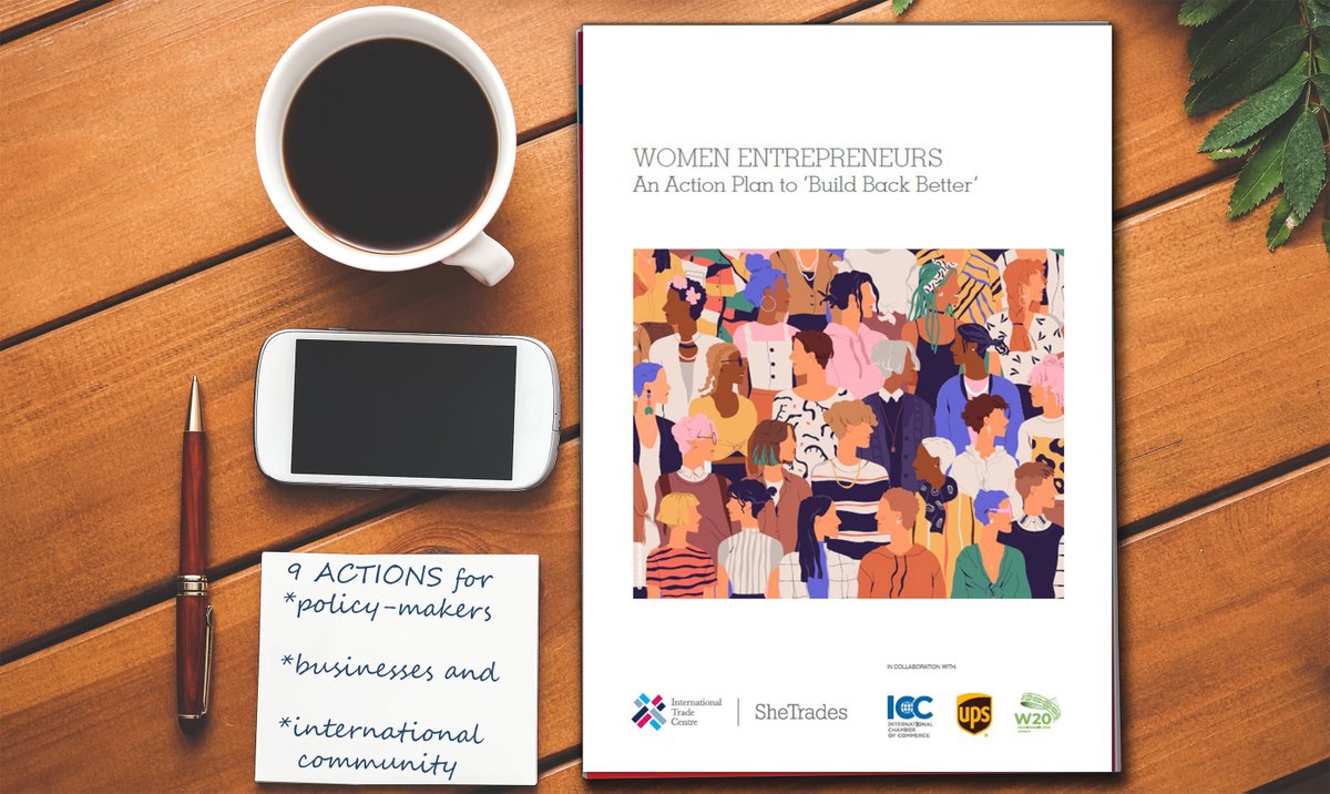 ITCnews's tweet photo. How to leverage women’s entrepreneurship as an engine for growth in the post-COVID 19 era?

Here are 9⃣ practical areas of action for
🔹policymakers
🔹businesses
🔹international community

Read the policy brief by ITC #SheTrades, @iccwbo, @UPS &amp; @w20org
📚 https://t.co/DrtPtq8nLb https://t.co/Mfma7qIvBH